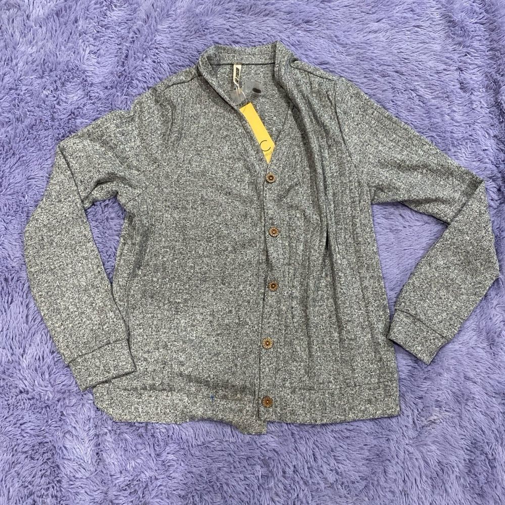Women's Button Down‎ Grey Cardigan Size Medium